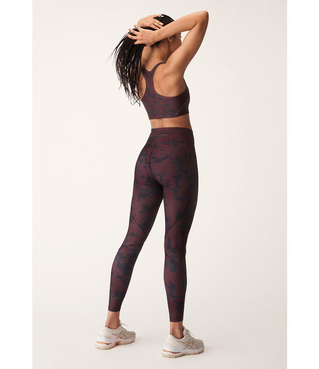 Rohnisch Printed Piping Yoga Legging - Black Miniature Myth
