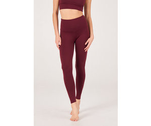 Luxe Yoga Legging Met Hoge Taille - Red 