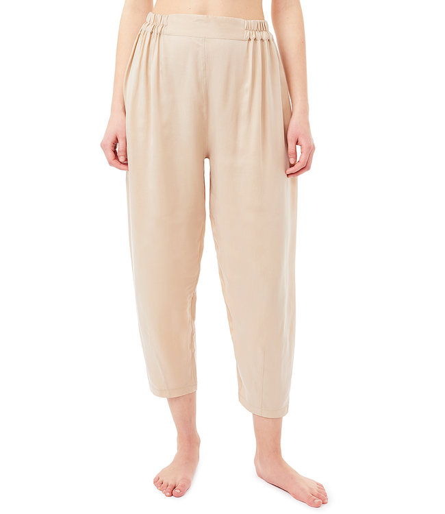 Karuna OM lange mouwen yoga shirt, Sand