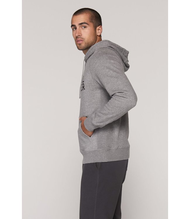 Spiritual Gangster Classic  Yoga Hoodie - Heather Grey