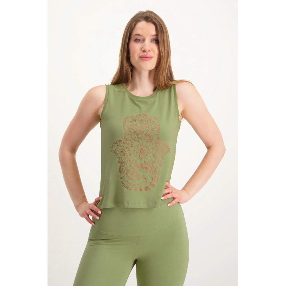 Urban Goddess Karuna Loose Fit Yoga Tank Top  - Sage