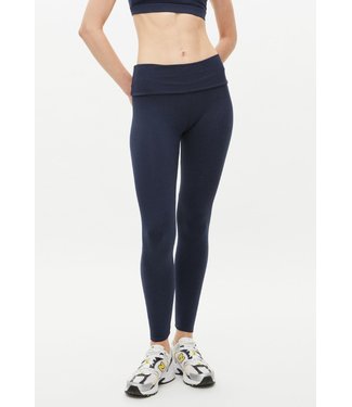 Rohnisch Soft Fold Over Yoga Legging - Black Iris