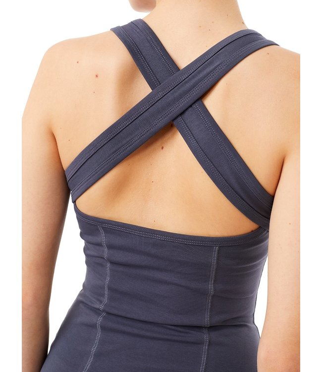 MANDALA Long Back Strapped Yoga Top - Mountain Valley