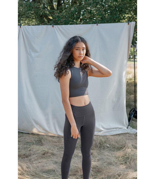 Girlfriend Collective Compressive Yoga Legging met hoge taille - Moon