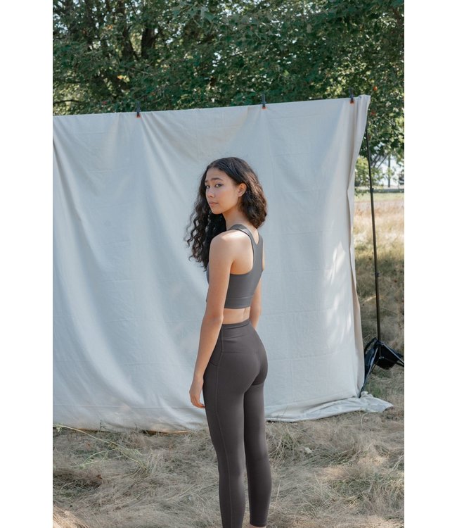 Girlfriend Collective Compressive Yoga Legging met hoge taille - Moon