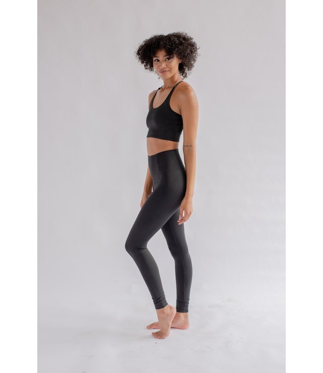 Girlfriend Collective Float Aansluitende Yoga Legging - Black