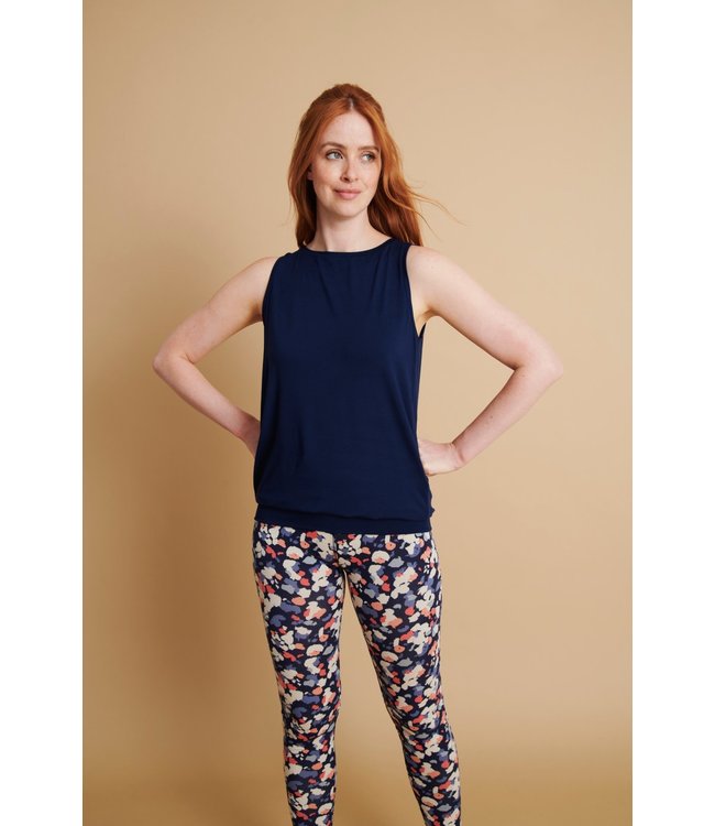 Asquith Smooth You Yoga Top - Navy