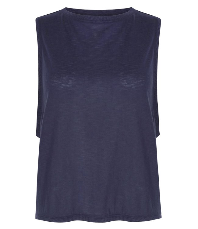 Asquith Rebalance Losse Yoga Tank Top - Navy