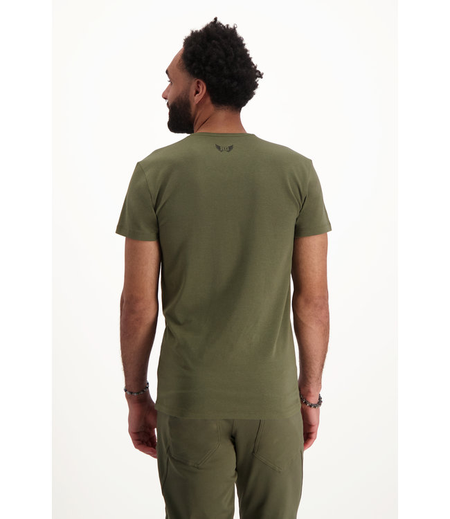 Renegade Guru Bamboe Yoga Shirt Moksha Zen - Olive