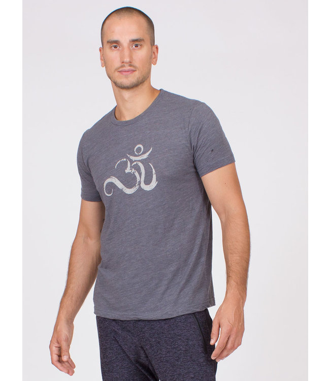 Anjali Ohm Yoga Tee - Asphalt