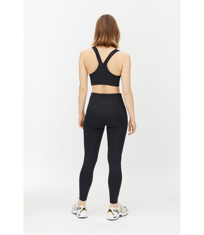 Rohnisch High Waist Yoga Compressie Leggings - Zwart
