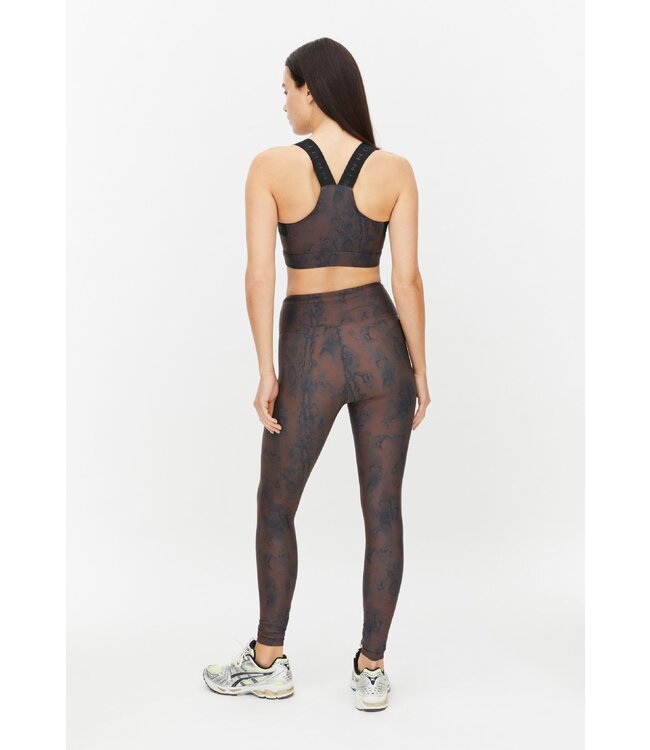 Rohnisch Kay Printed Yoga Sport Compressie BH - Brown Snake