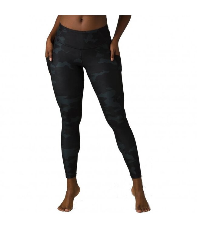 PrAna Electa Yoga Legging Met Pocket - Zwart Camo