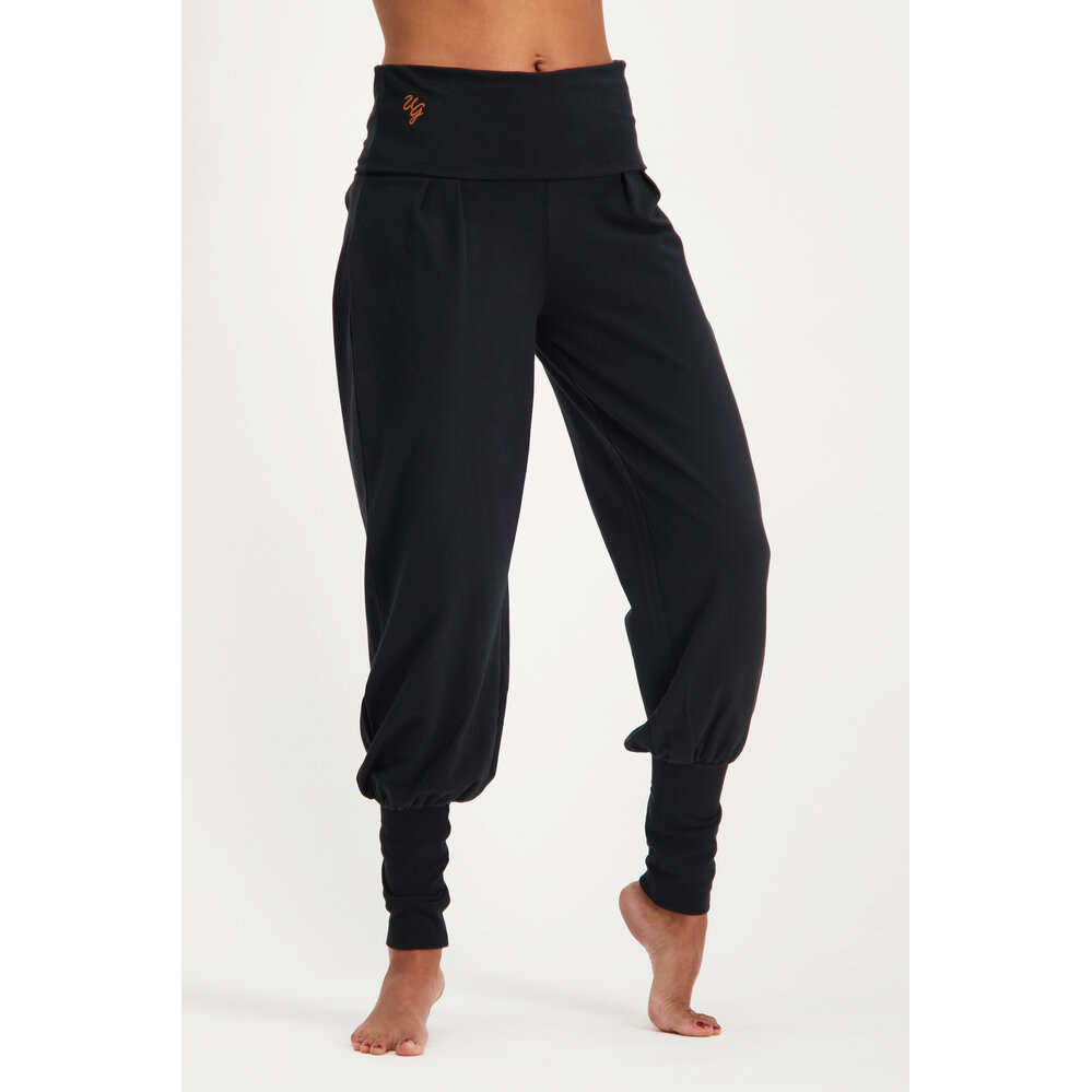 Urban Goddess Yoga Broek met omslagband Devi  - Urban Black