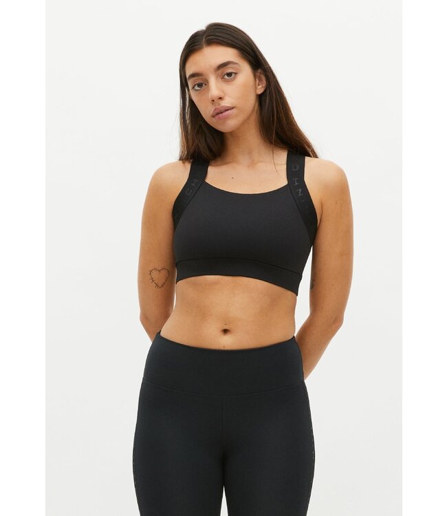 Rohnisch Dry Fit Yoga Sport BH Kay - Zwart/Zwart