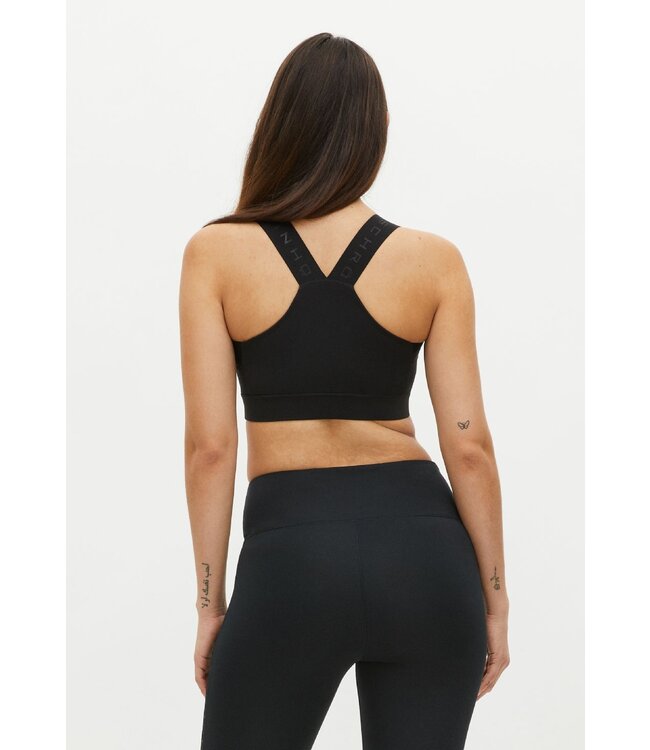 Rohnisch Dry Fit Yoga Sport BH Kay - Zwart/Zwart