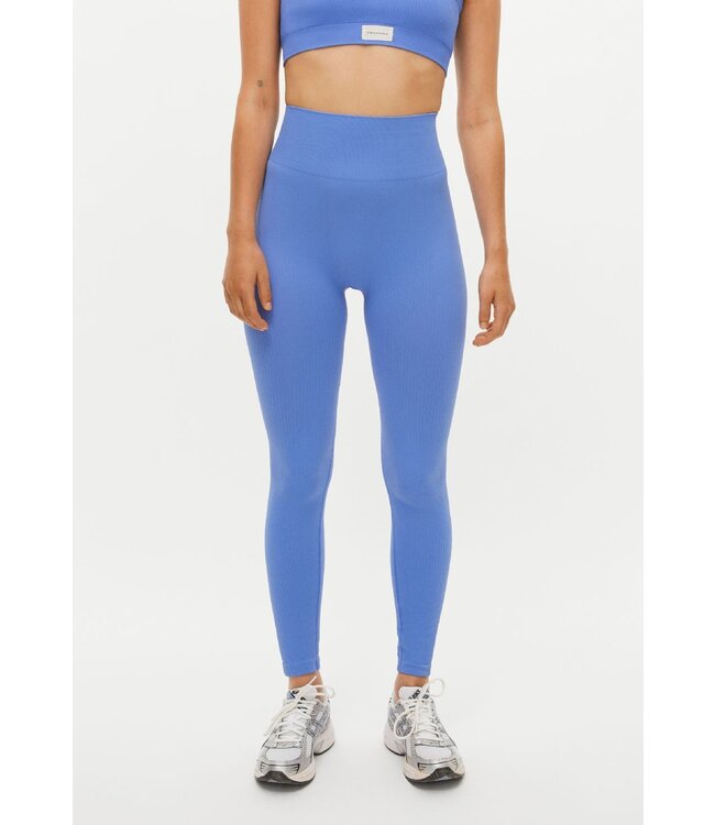 Rohnisch Seamless Soft Rib Yoga Legging - Retro Blue