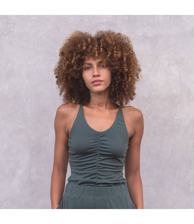 Jaya Yoga Pilates Top Nicole met binnen bh - Forest