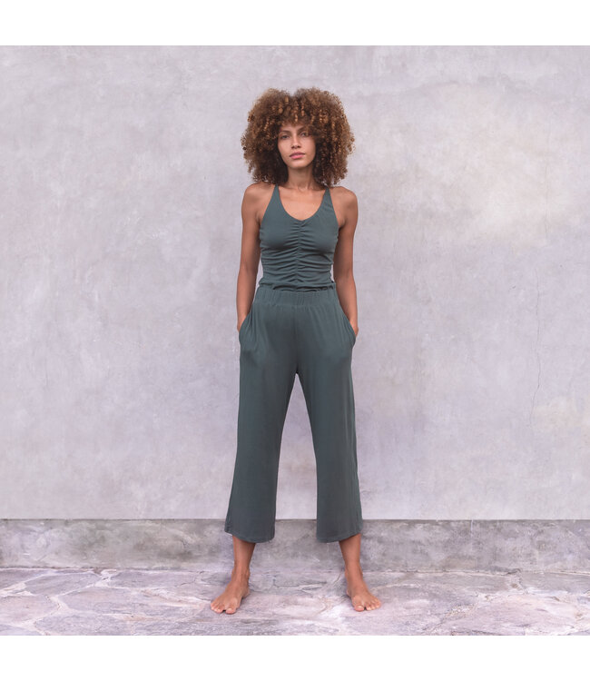 Jaya Yoga Pilates Top Nicole met binnen bh - Forest