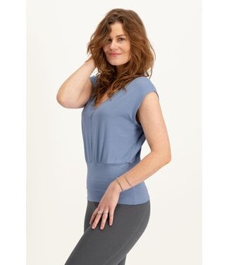 ACHAMANA Loose flow yoga top - Dames yoga t-shirt met ingebouwde