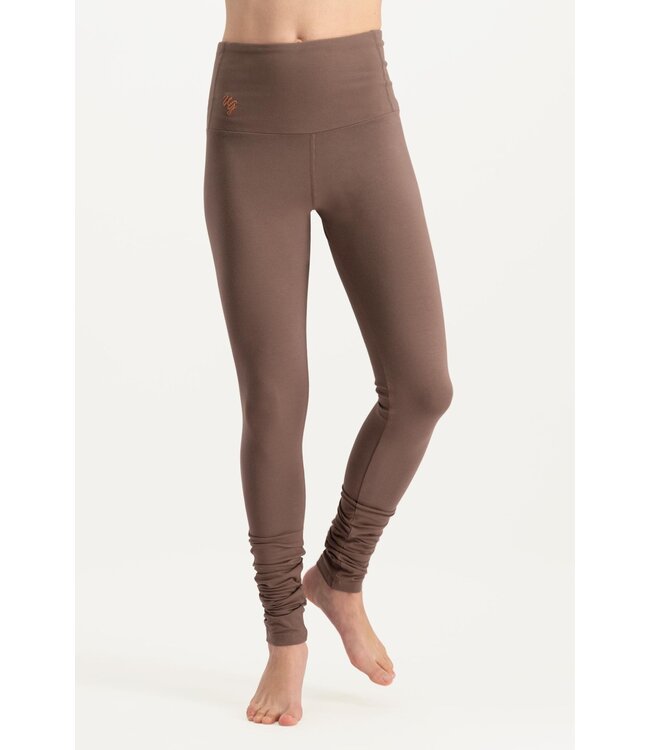 Urban Goddess Gaia High Waist Yoga Legging van bio katoen - Clay