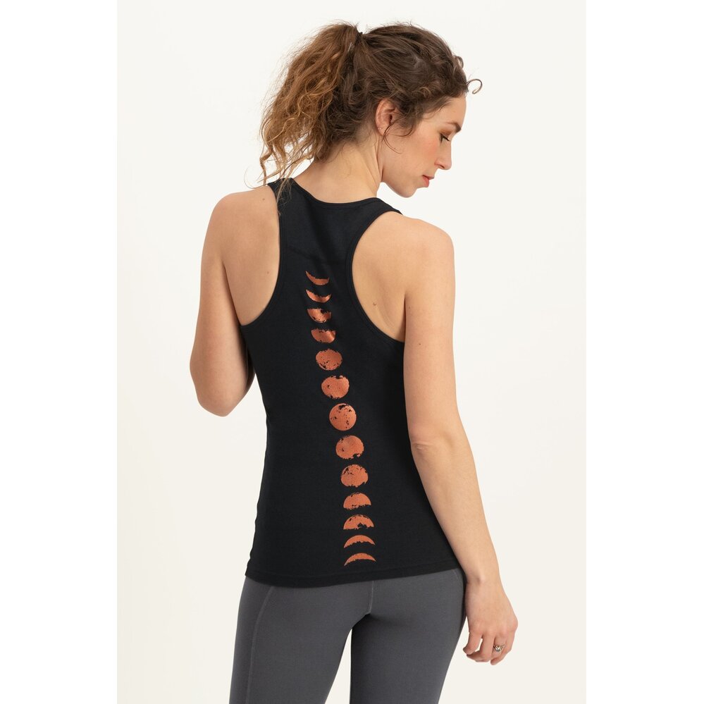 Urban Goddess Luna Dry Fit Yoga Tank Top - Urban Black