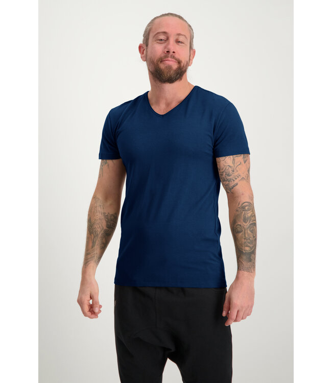 Renegade Guru Moksha Yoga Tee van bamboe en bio katoen - Midnight