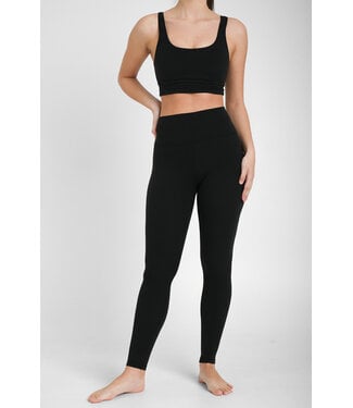 Midwaist Yoga Pants Anandafied, Mocca