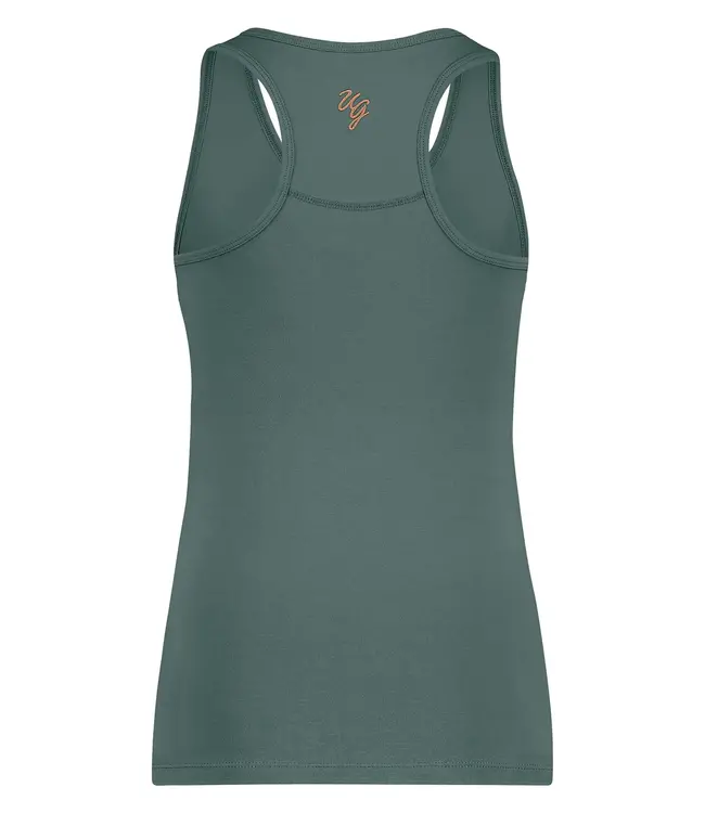 Urban Goddess OM Core Katoenen Yoga Tank Top - Forest