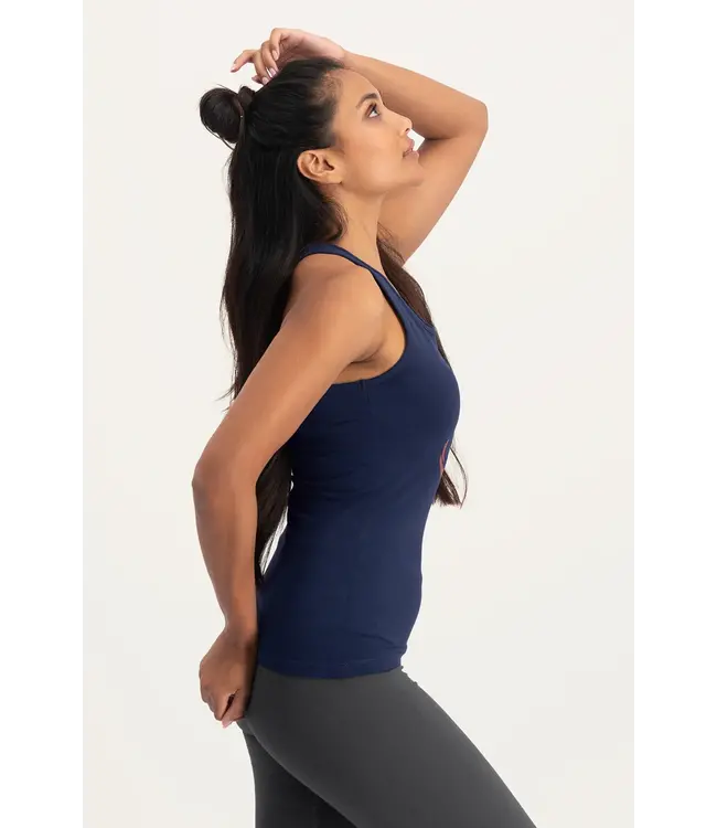 Urban Goddess OM Core Yoga Tank Top - Midnight
