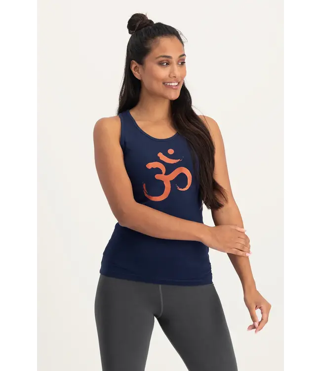 Urban Goddess OM Core Yoga Tank Top - Midnight