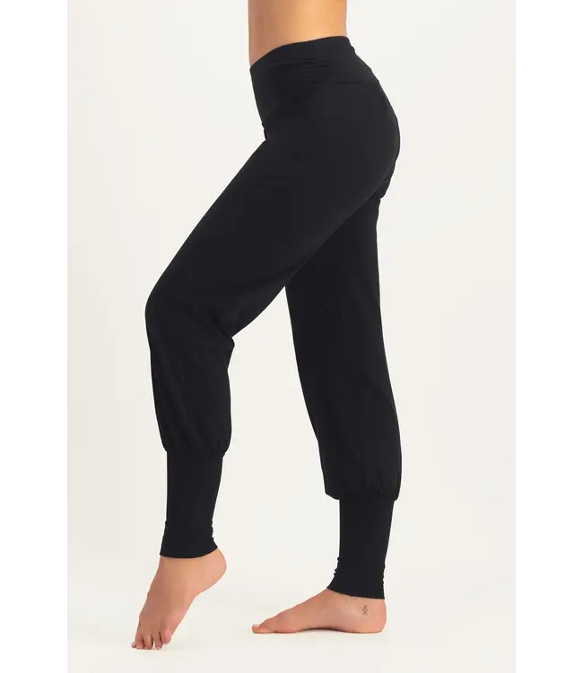 Urban Goddess Dakini Katoenen Yoga Harembroek – Onyx Black