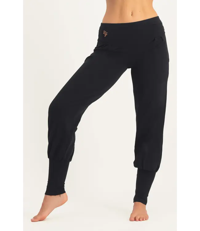 Urban Goddess Dakini Katoenen Yoga Harembroek – Onyx Black