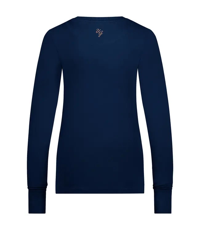 Urban Goddess Karuna OM Bamboe Yoga Longsleeve Shirt - Midnight