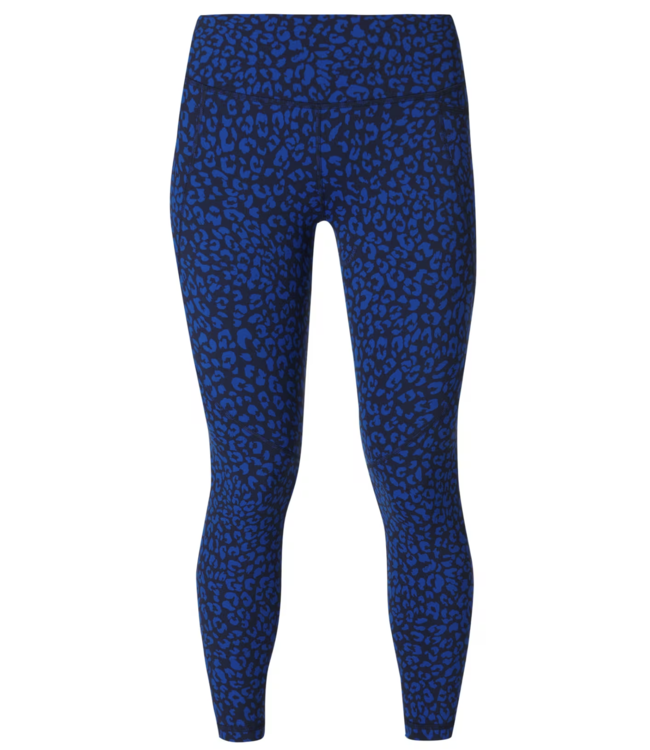Sweaty Betty Power 7/8 Workout Yoga Leggings -Blue Painted Animal Print