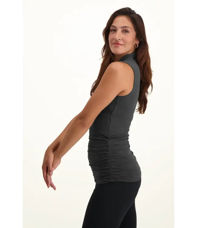 Urban Goddess Good Karma Lange Yoga Top - Ash