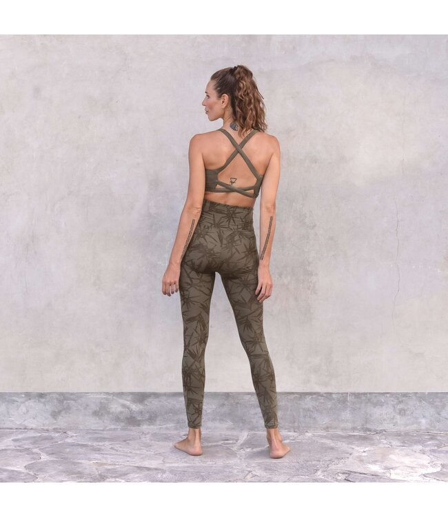 Jaya Duurzame Yoga & Pilates High Waist Leggings - Tencel Tosca - Olive