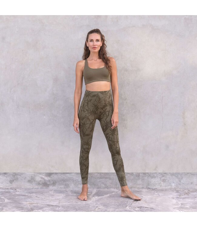 Jaya Duurzame Yoga & Pilates High Waist Leggings - Tencel Tosca - Olive