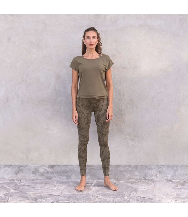 Jaya Duurzame Yoga & Pilates High Waist Leggings - Tencel Tosca - Olive