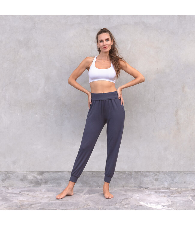 Jaya Comfortabele Loose fit Yoga  Broek Sylvie  - Nightblue