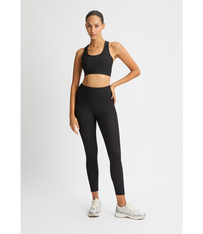 Rohnisch Ribbed R High Waist Tights - Black