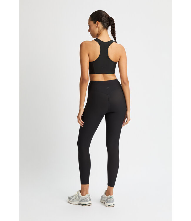 Rohnisch Ribbed R High Waist Tights - Black