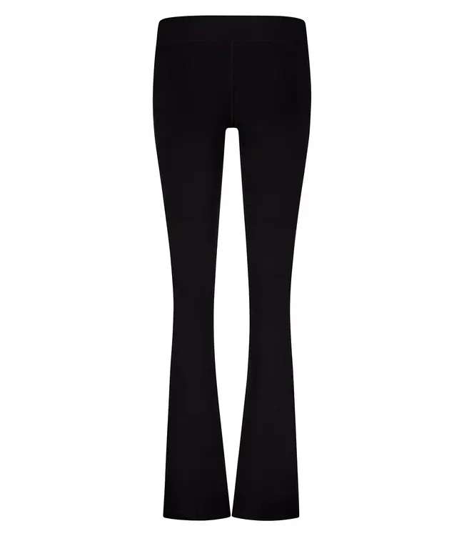 Urban Goddess Anandafied Flared Yoga broek van katoen - Onyx Black