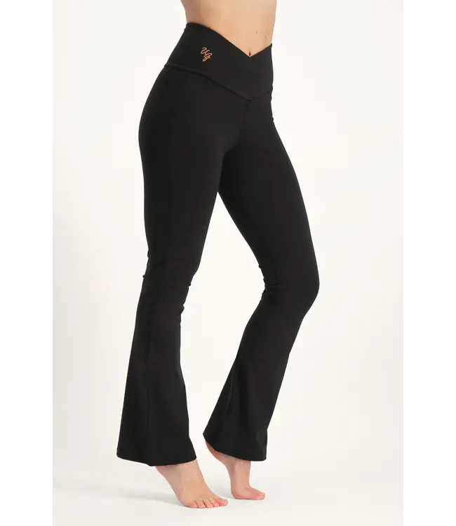 Urban Goddess Aura Flared Yoga Sportbroek – Onyx Black