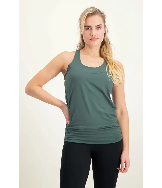 Urban Goddess Kami Bamboe Yoga Tank - Forest