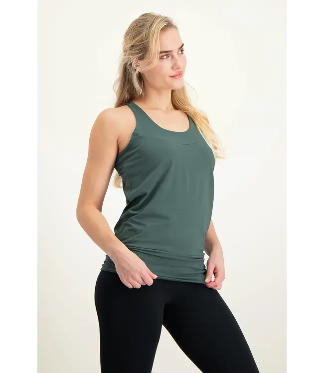 Urban Goddess Kami Bamboe Yoga Tank - Forest
