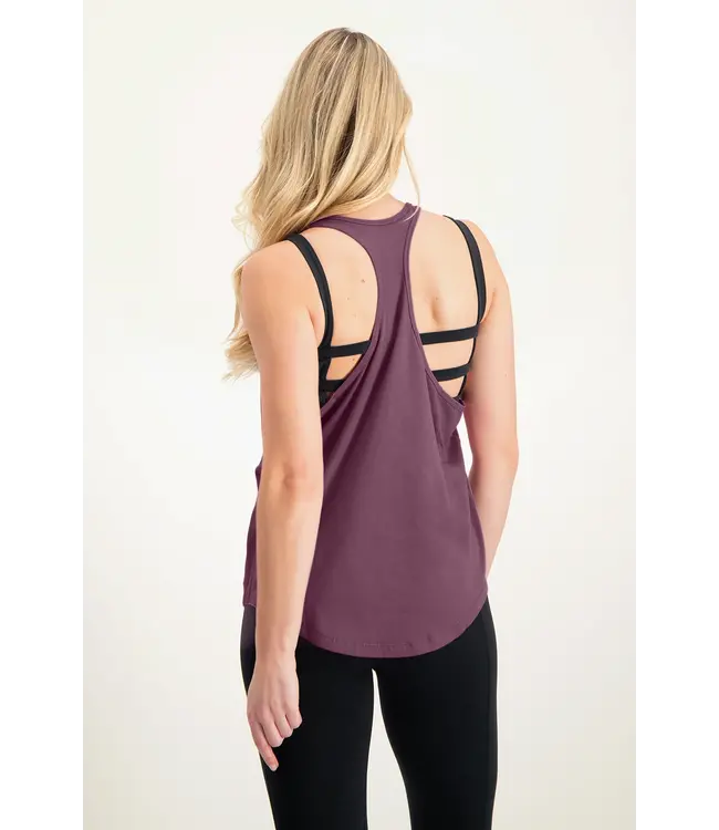 Urban Goddess Maya Loose Yoga Top - Mauve