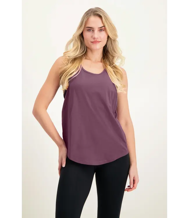 Urban Goddess Maya Loose Yoga Top - Mauve