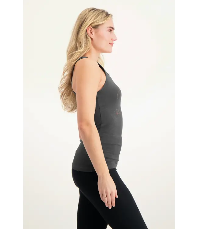 Urban Goddess Metatron Core Yoga Tank Top - Ash