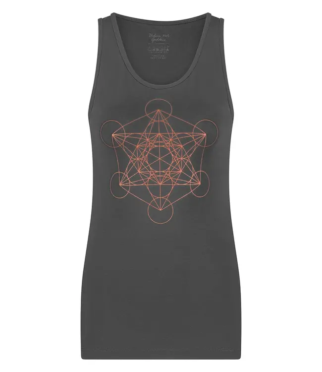Urban Goddess Metatron Core Yoga Tank Top - Ash